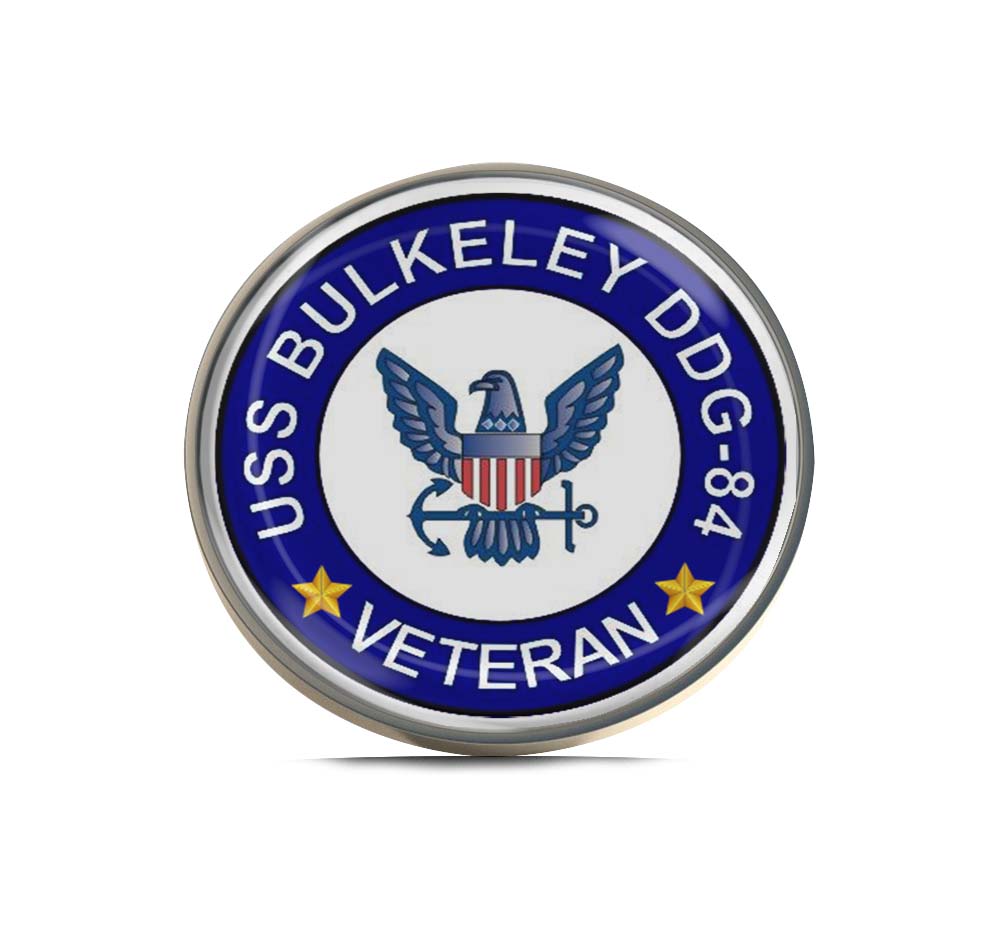 USS Bulkeley DDG-84 Veteran Limited Edition Lapel Pin Exclusive Metal Brooch Badge Accessories For Backpack, Clothes, Hats | Cute Gifts and Collectibles