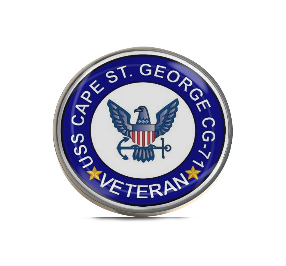 USS Cape St George CG-71 Veteran Limited Edition Lapel Pin Exclusive Metal Brooch Badge Accessories For Backpack, Clothes, Hats | Cute Gifts and Collectibles