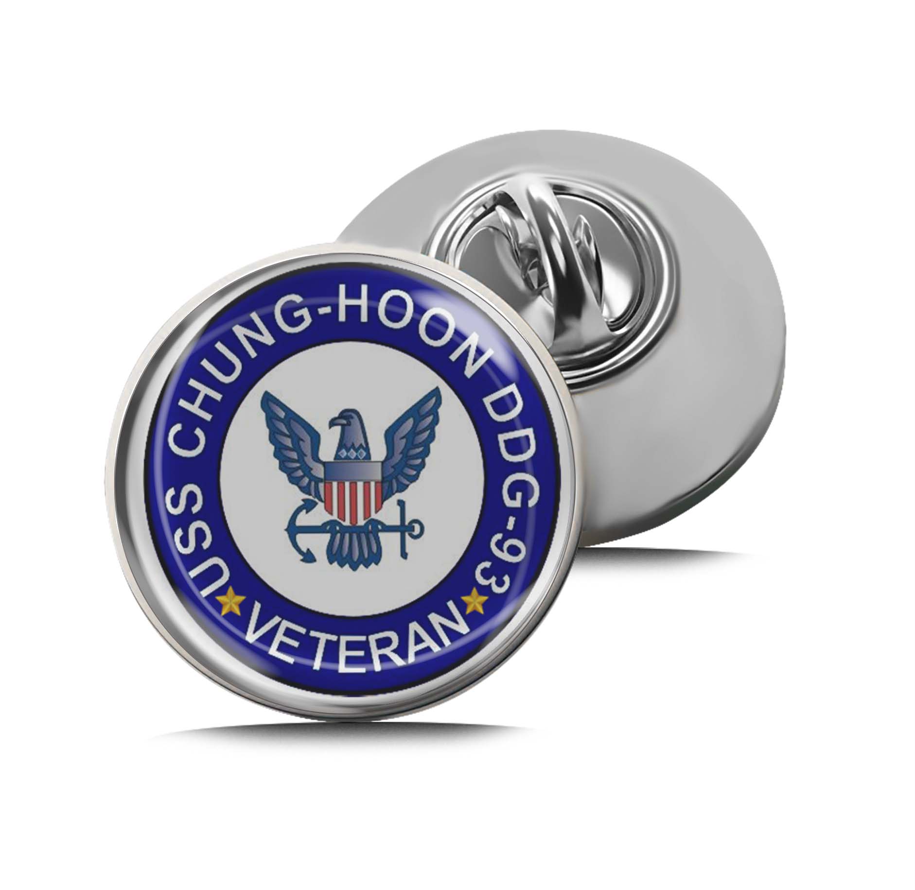 USS Chung-Hoon DDG-93 Veteran Limited Edition Lapel Pin Exclusive Metal Brooch Badge Accessories For Backpack, Clothes, Hats | Cute Gifts and Collectibles