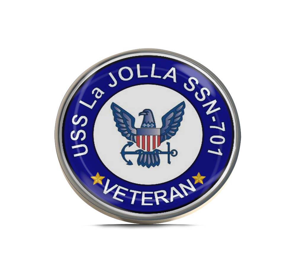USS La Jolla SSN-701 Veteran Limited Edition Lapel Pin Exclusive Metal Brooch Badge Accessories For Backpack, Clothes, Hats | Cute Gifts and Collectibles