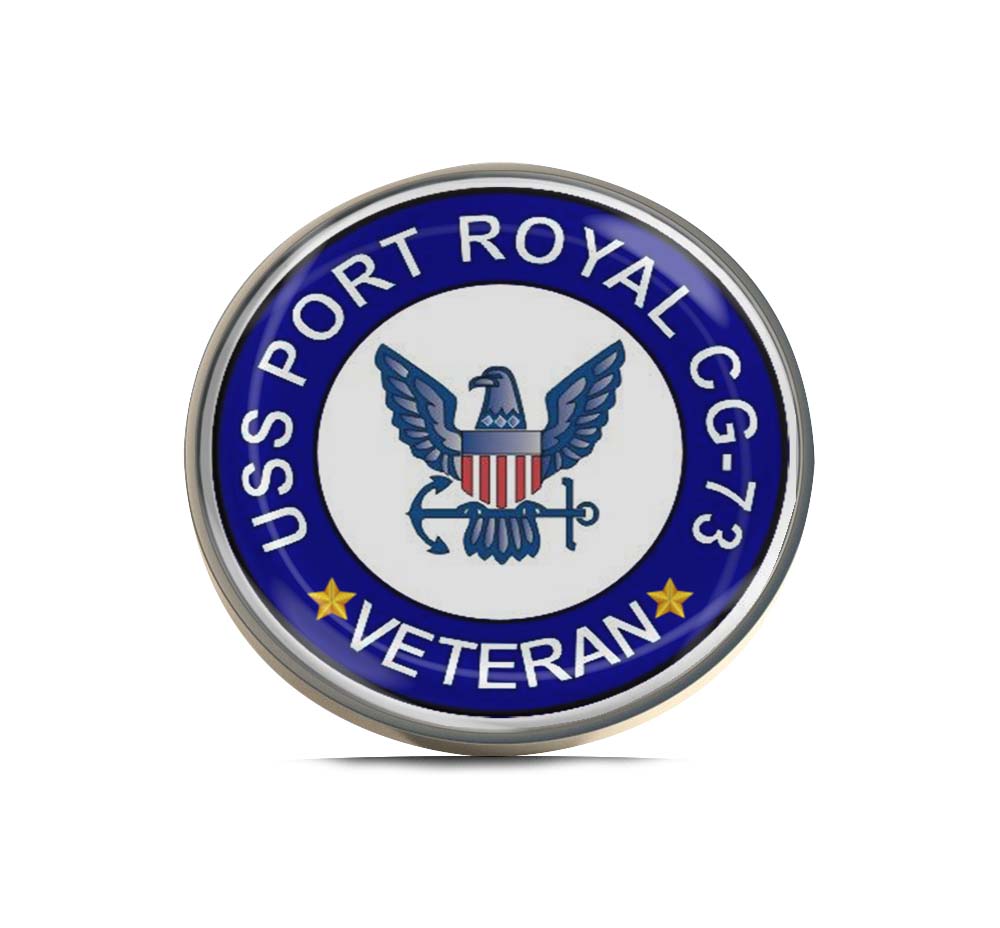 USS Port Royal CG-73 Veteran Limited Edition Lapel Pin Exclusive Metal Brooch Badge Accessories For Backpack, Clothes, Hats | Cute Gifts and Collectibles