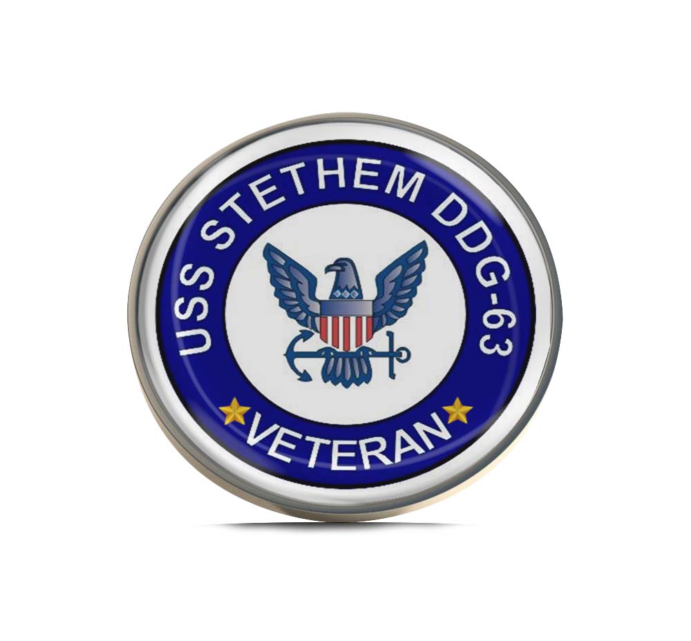 USS Stethem DDG-63 Veteran Limited Edition Lapel Pin Exclusive Metal Brooch Badge Accessories For Backpack, Clothes, Hats | Cute Gifts and Collectibles