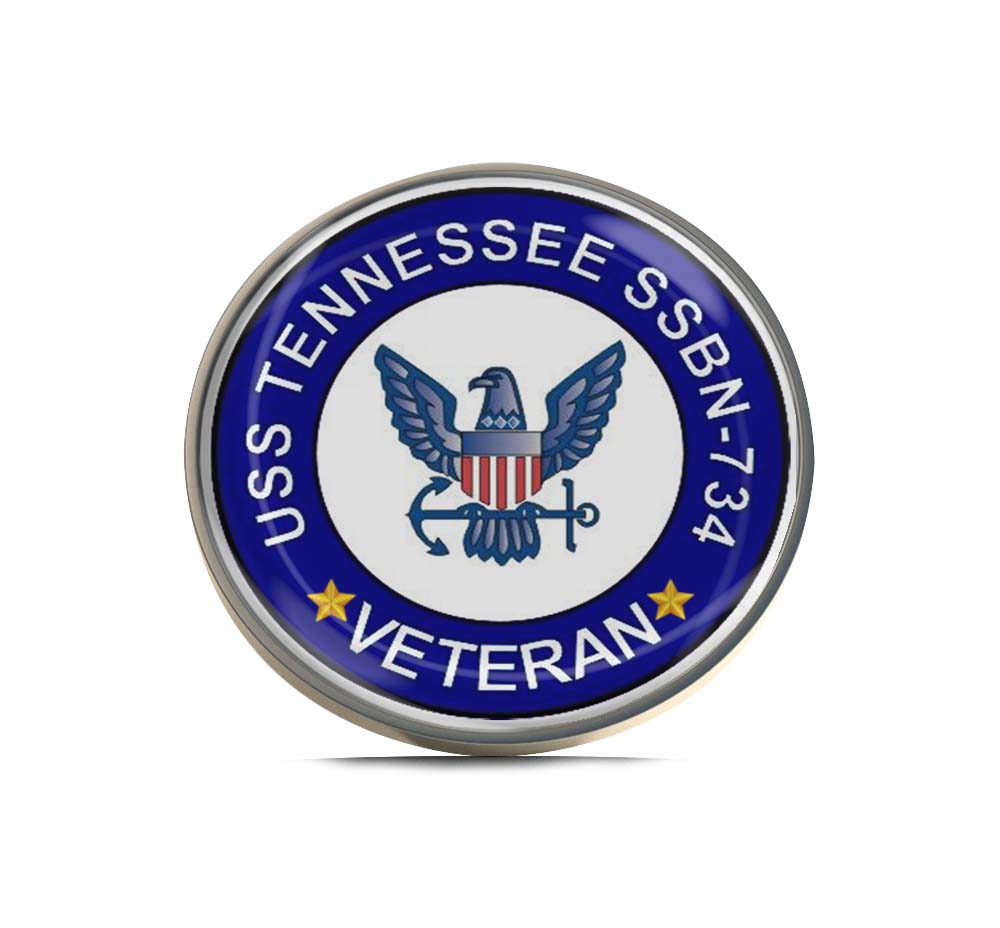 USS Tennessee SSBN-734 Veteran Limited Edition Lapel Pin Exclusive Metal Brooch Badge Accessories For Backpack, Clothes, Hats | Cute Gifts and Collectibles