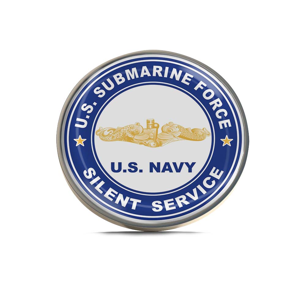 US Submarine Force Proud Silent Service Gold Dolphins Limited Edition Lapel Pin Exclusive Metal Brooch Badge Accessories For Backpack, Clothes, Hats | Cute Gifts and Collectibles