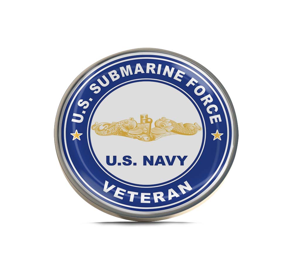 US Submarine Force Veteran Gold Dolphins Limited Edition Lapel Pin Exclusive Metal Brooch Badge Accessories For Backpack, Clothes, Hats | Cute Gifts and Collectibles