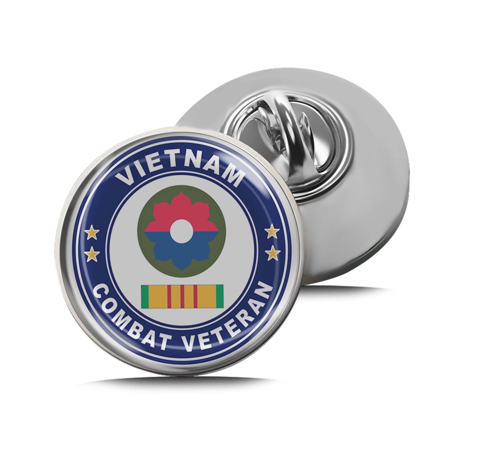 9th Infantry Division Vietnam Combat Veteran Limited Edition Lapel Pin Exclusive Metal Brooch Badge Accessories For Backpack, Clothes, Hats | Cute Gifts and Collectibles
