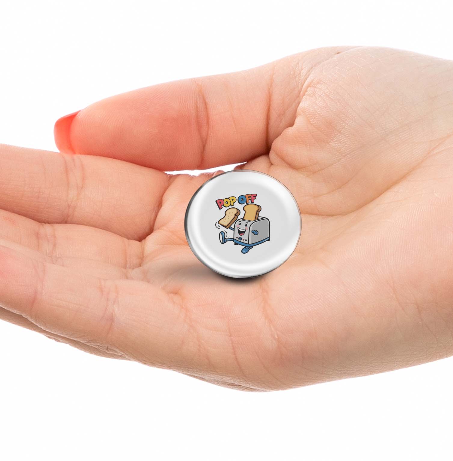 Pop Off Toaster Limited Edition Lapel Pin Exclusive Metal Brooch Badge Accessories For Backpack, Clothes, Hats | Cute Gifts and Collectibles