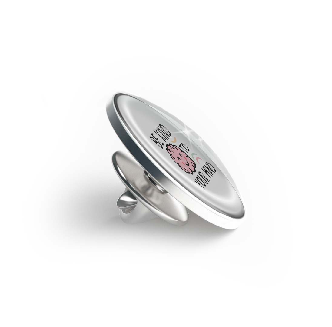 Be Kind to Your Mind Limited Edition Lapel Pin Exclusive Metal Brooch Badge Accessories For Backpack, Clothes, Hats | Cute Gifts and Collectibles