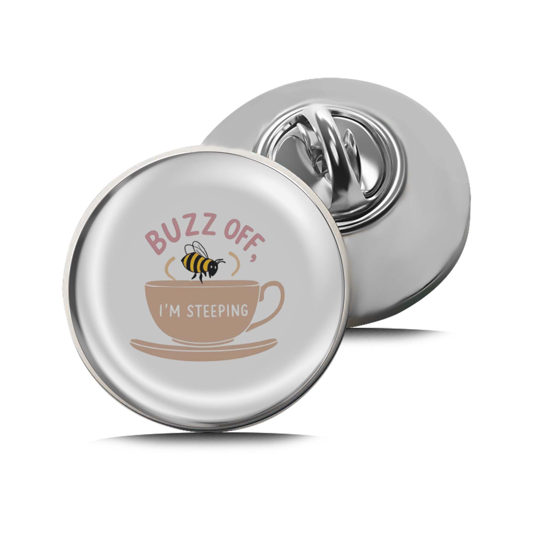 Buzz Off I'm Steeping Limited Edition Lapel Pin Exclusive Metal Brooch Badge Accessories For Backpack, Clothes, Hats | Cute Gifts and Collectibles