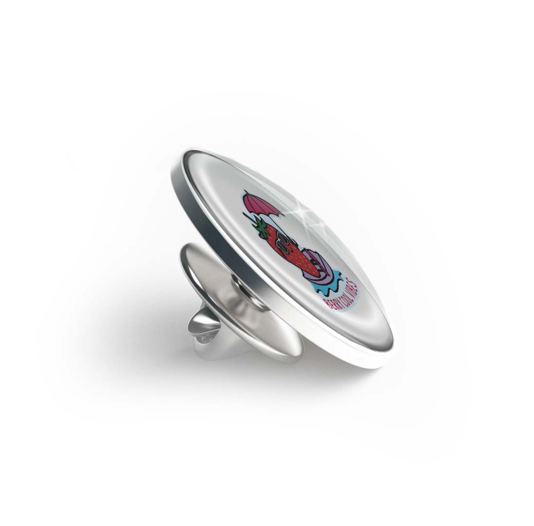 Berry Cool Vibes Limited Edition Lapel Pin Exclusive Metal Brooch Badge Accessories For Backpack, Clothes, Hats | Cute Gifts and Collectibles