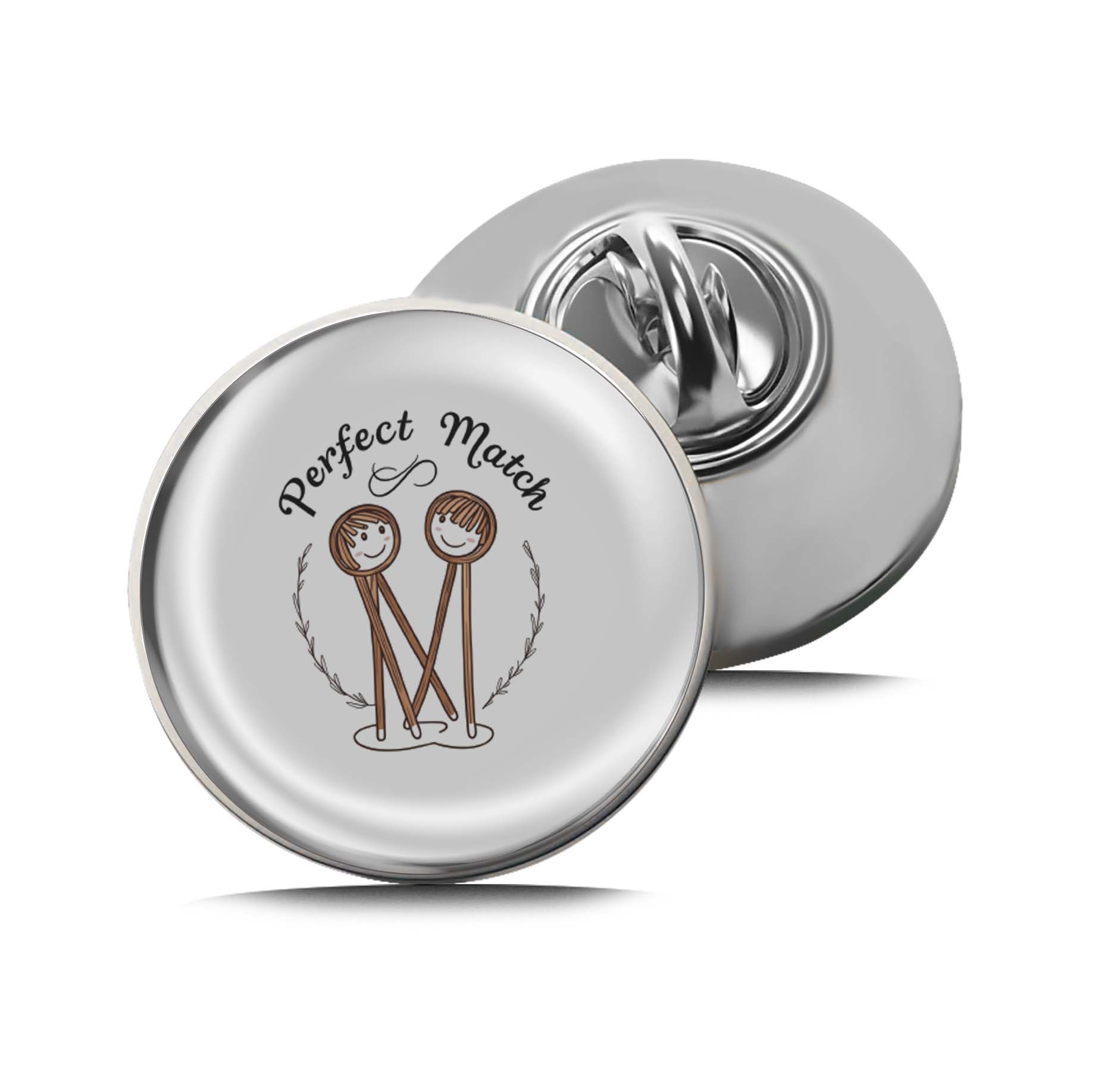 Perfect Match Limited Edition Lapel Pin Exclusive Metal Brooch Badge Accessories For Backpack, Clothes, Hats | Cute Gifts and Collectibles