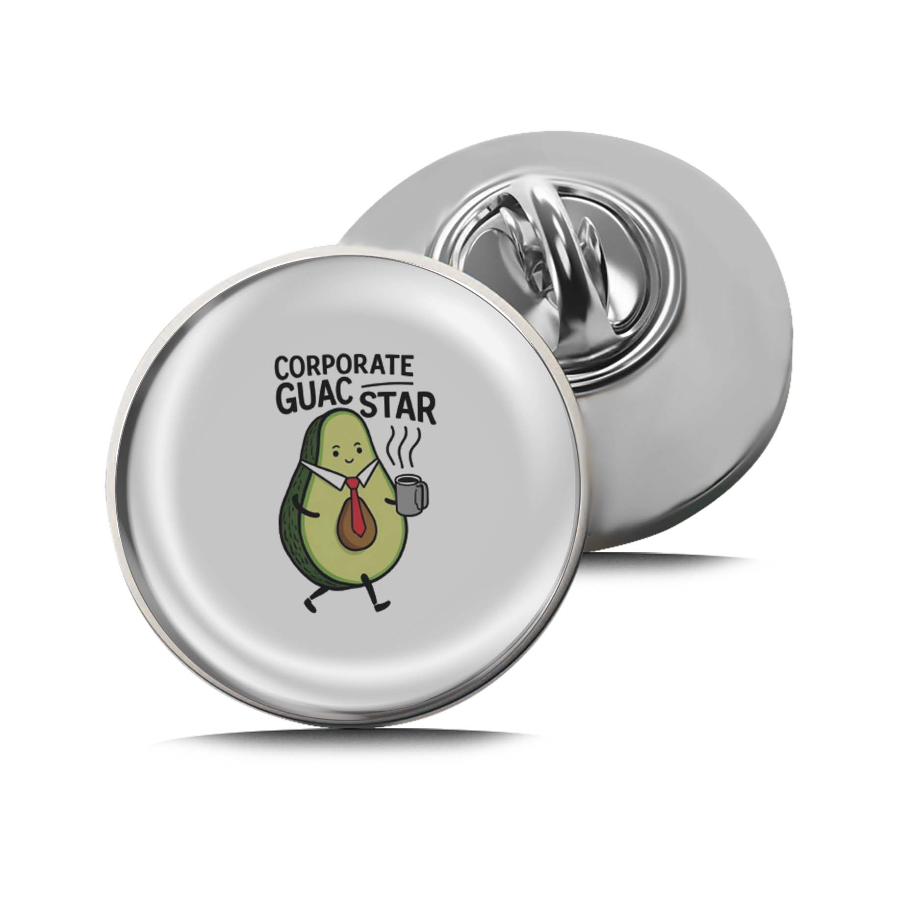 Corporate Guac Star, Avocado Limited Edition Lapel Pin Exclusive Metal Brooch Badge Accessories For Backpack, Clothes, Hats | Cute Gifts and Collectibles