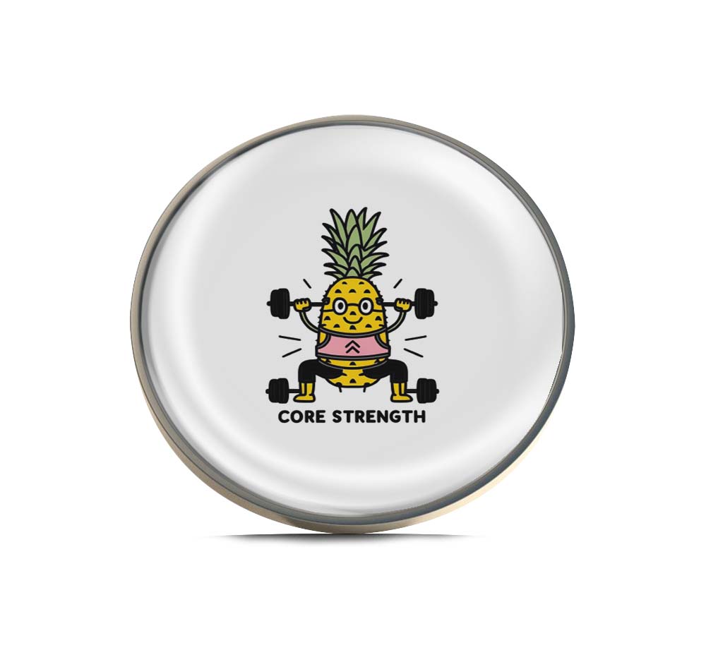 Weightlifting Pineapple Limited Edition Lapel Pin Exclusive Metal Brooch Badge Accessories For Backpack, Clothes, Hats | Cute Gifts and Collectibles