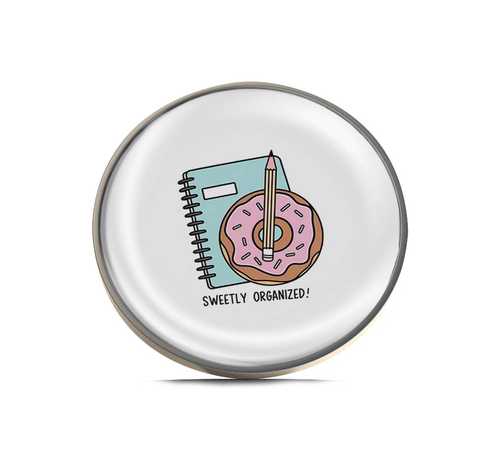Donut & Notebook Combo Limited Edition Lapel Pin Exclusive Metal Brooch Badge Accessories For Backpack, Clothes, Hats | Cute Gifts and Collectibles