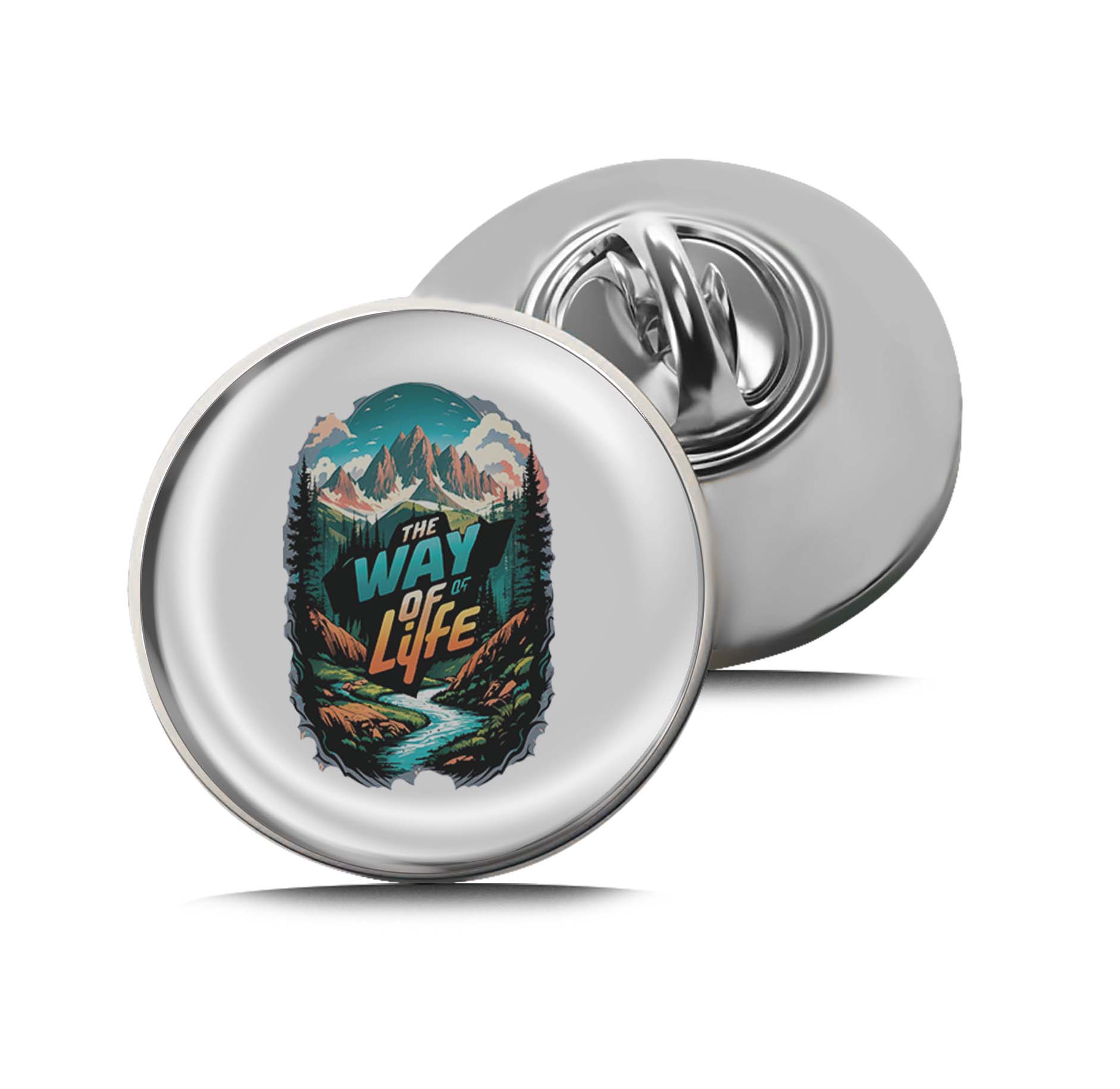 The Way of Life Limited Edition Lapel Pin Exclusive Metal Brooch Badge Accessories For Backpack, Clothes, Hats | Cute Gifts and Collectibles