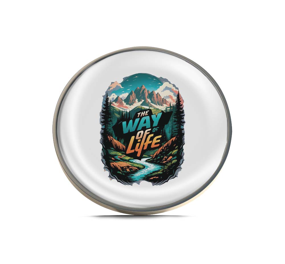 The Way of Life Limited Edition Lapel Pin Exclusive Metal Brooch Badge Accessories For Backpack, Clothes, Hats | Cute Gifts and Collectibles