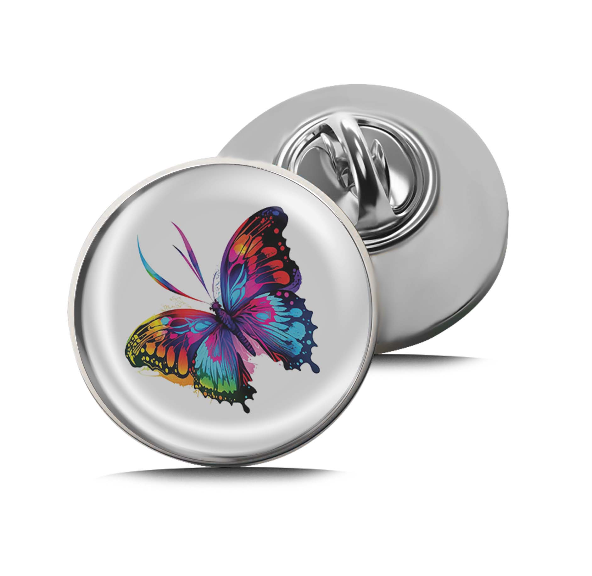 Rainbow Butterfly Limited Edition Lapel Pin Exclusive Metal Brooch Badge Accessories For Backpack, Clothes, Hats | Cute Gifts and Collectibles