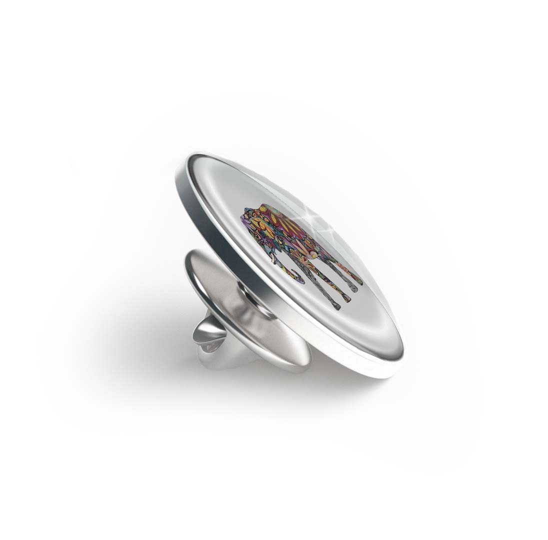 Mandala Floral Elephant Limited Edition Lapel Pin Exclusive Metal Brooch Badge Accessories For Backpack, Clothes, Hats | Cute Gifts and Collectibles