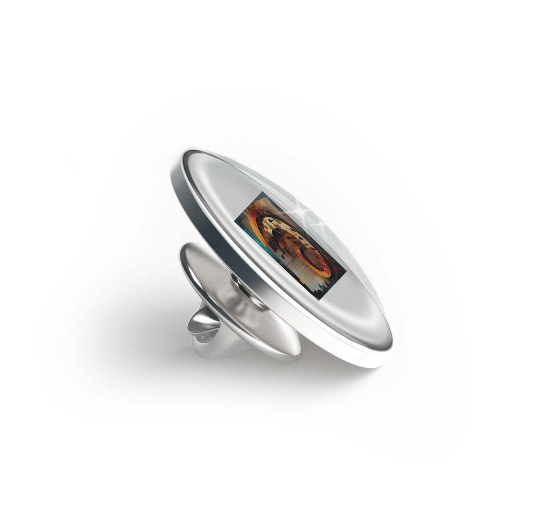 Musical Swirl Limited Edition Lapel Pin Exclusive Metal Brooch Badge Accessories For Backpack, Clothes, Hats | Cute Gifts and Collectibles