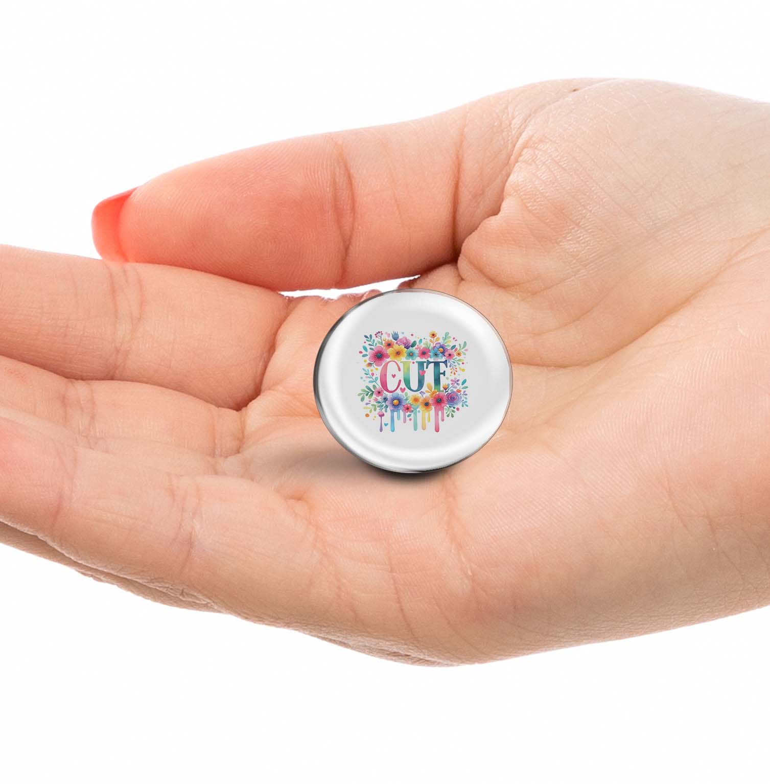 Floral Cut Limited Edition Lapel Pin Exclusive Metal Brooch Badge Accessories For Backpack, Clothes, Hats | Cute Gifts and Collectibles