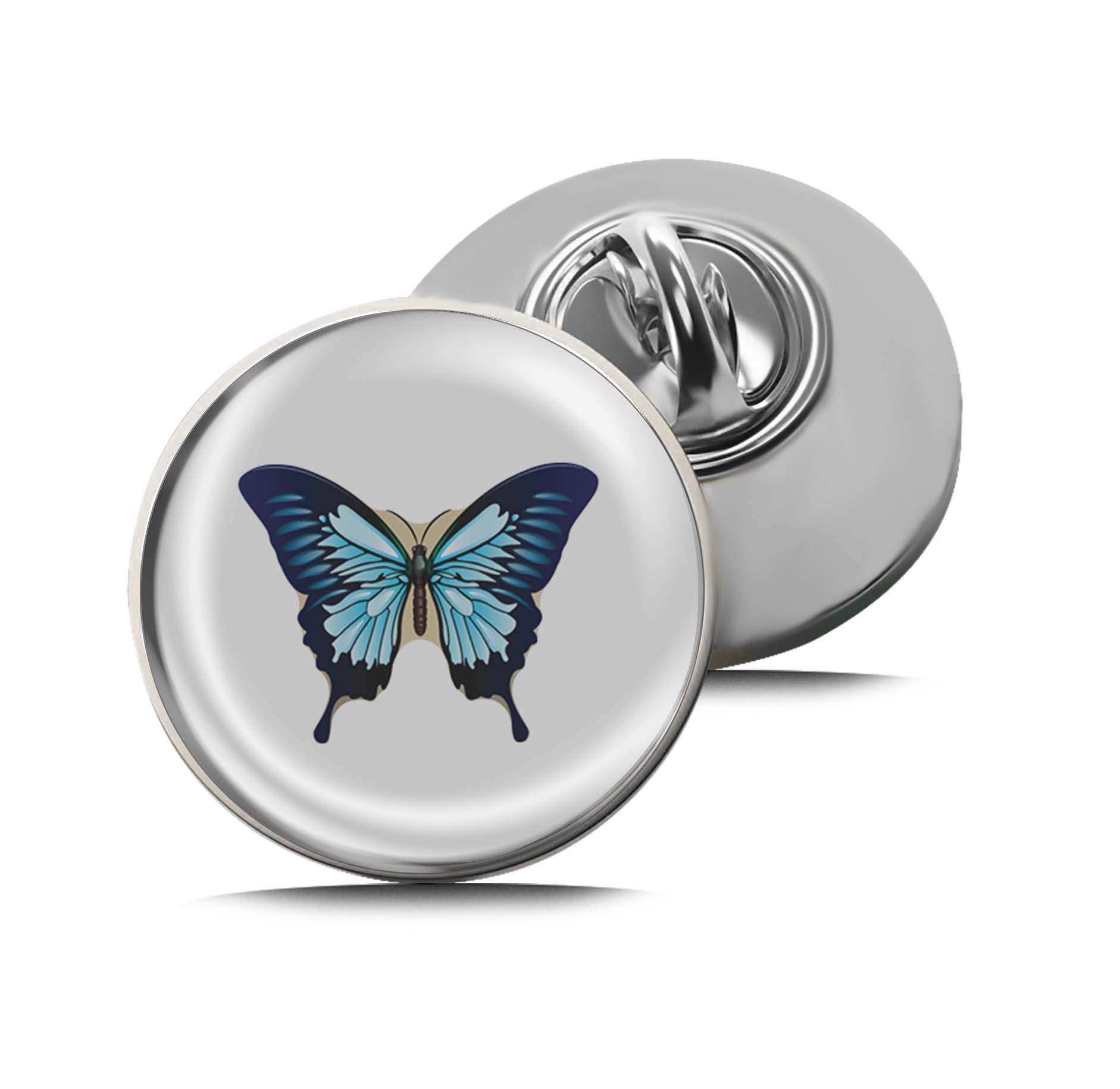 Blue Butterfly Limited Edition Lapel Pin Exclusive Metal Brooch Badge Accessories For Backpack, Clothes, Hats | Cute Gifts and Collectibles