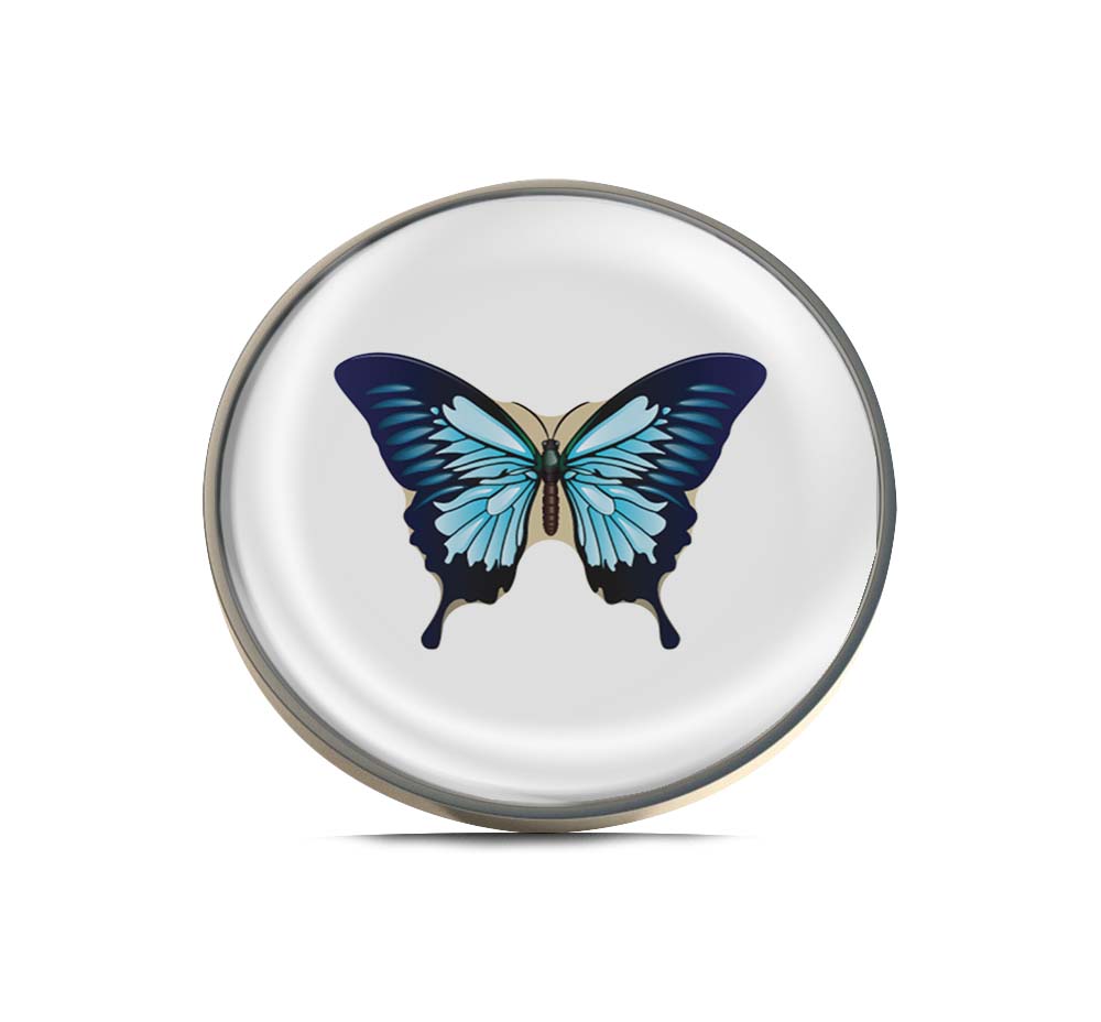 Blue Butterfly Limited Edition Lapel Pin Exclusive Metal Brooch Badge Accessories For Backpack, Clothes, Hats | Cute Gifts and Collectibles