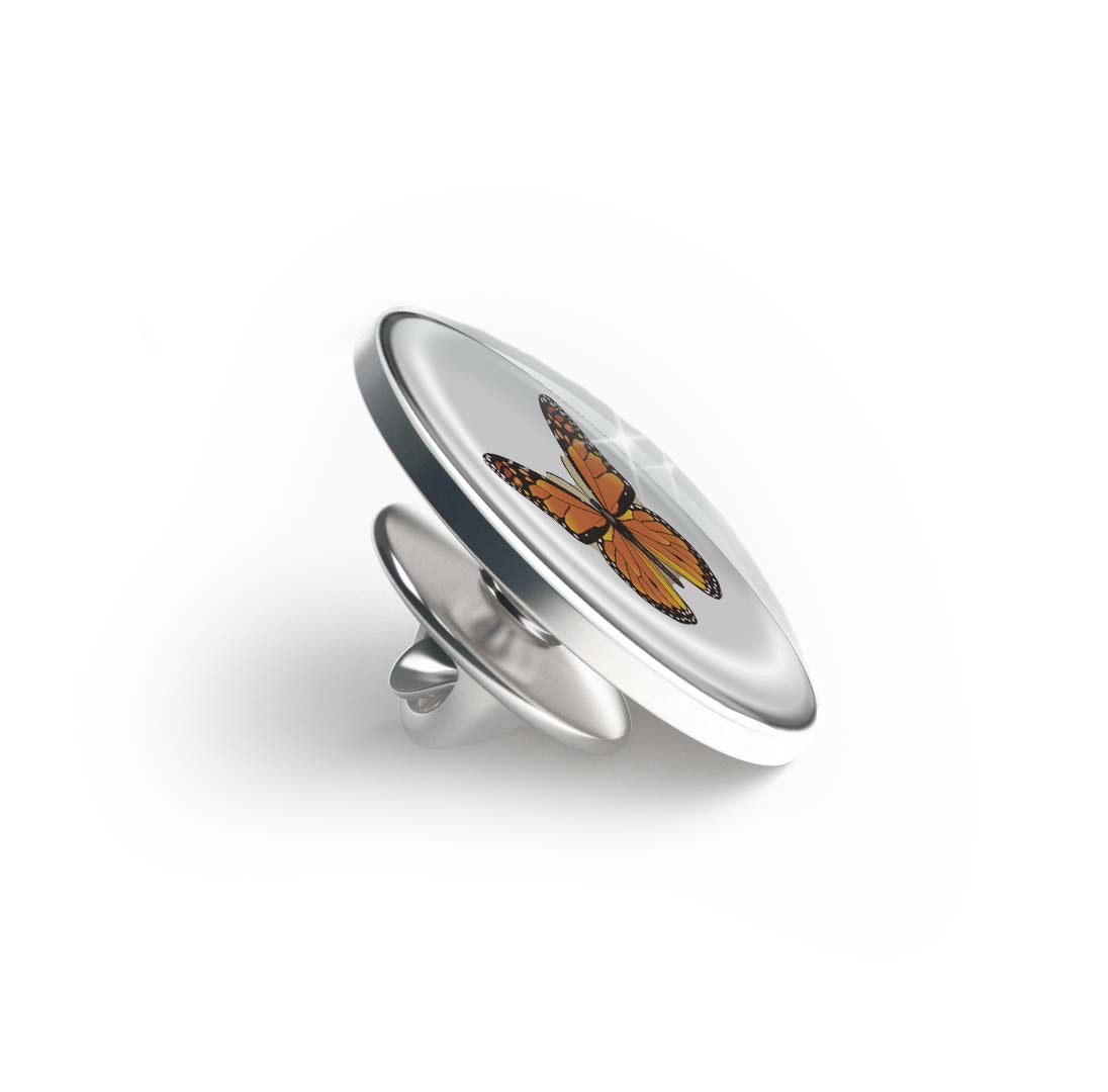 Monarch butterfly Limited Edition Lapel Pin Exclusive Metal Brooch Badge Accessories For Backpack, Clothes, Hats | Cute Gifts and Collectibles