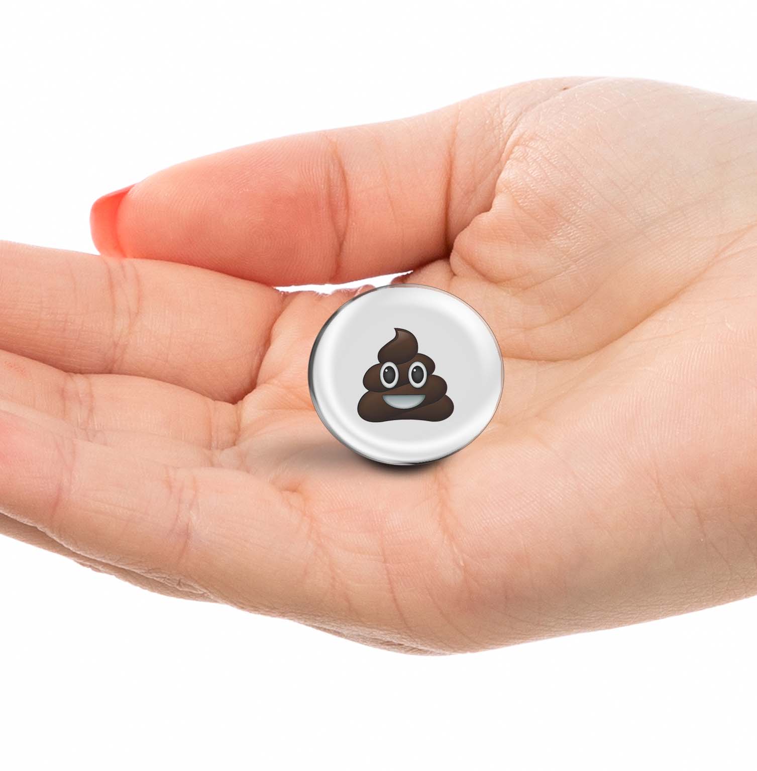 Poop Emoji Limited Edition Lapel Pin Exclusive Metal Brooch Badge Accessories For Backpack, Clothes, Hats | Cute Gifts and Collectibles