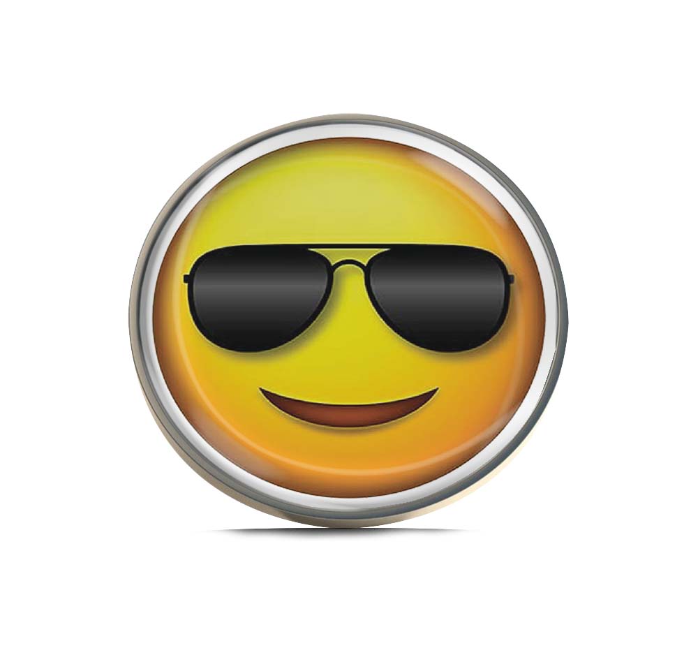 Cool Face Emoji Limited Edition Lapel Pin Exclusive Metal Brooch Badge Accessories For Backpack, Clothes, Hats | Cute Gifts and Collectibles
