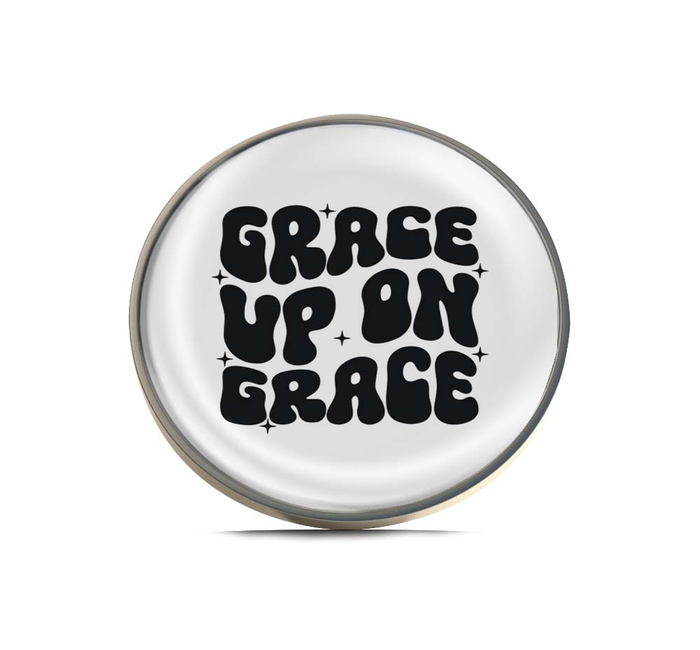 Grace Upon Grace Limited Edition Lapel Pin Exclusive Metal Brooch Badge Accessories For Backpack, Clothes, Hats | Cute Gifts and Collectibles