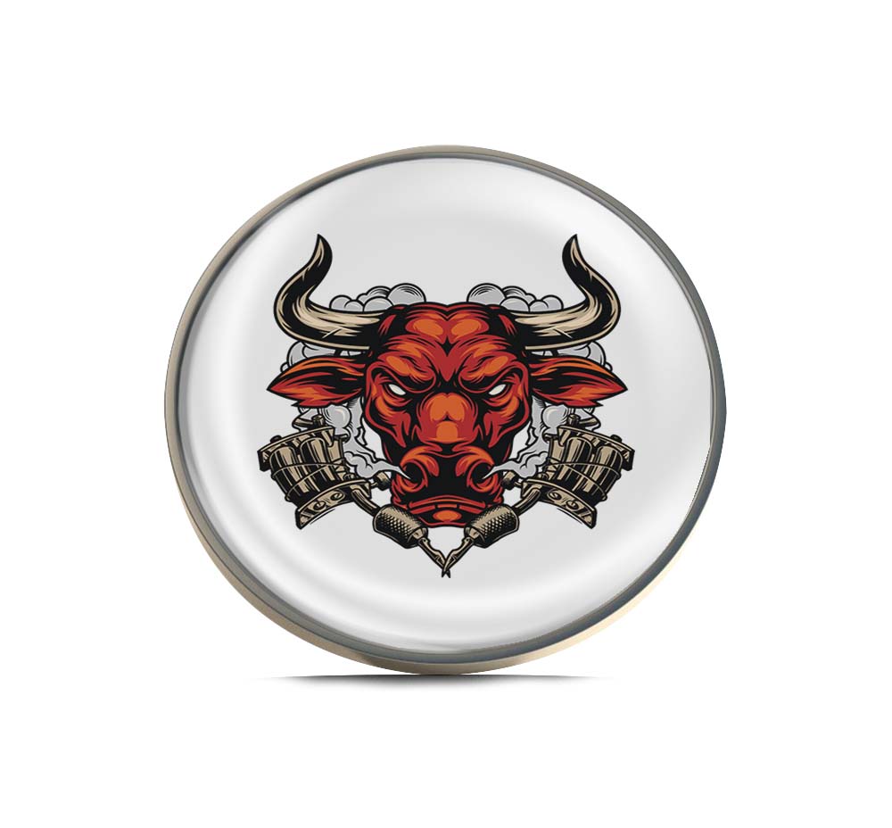 Angry Bull Limited Edition Lapel Pin Exclusive Metal Brooch Badge Accessories For Backpack, Clothes, Hats | Cute Gifts and Collectibles