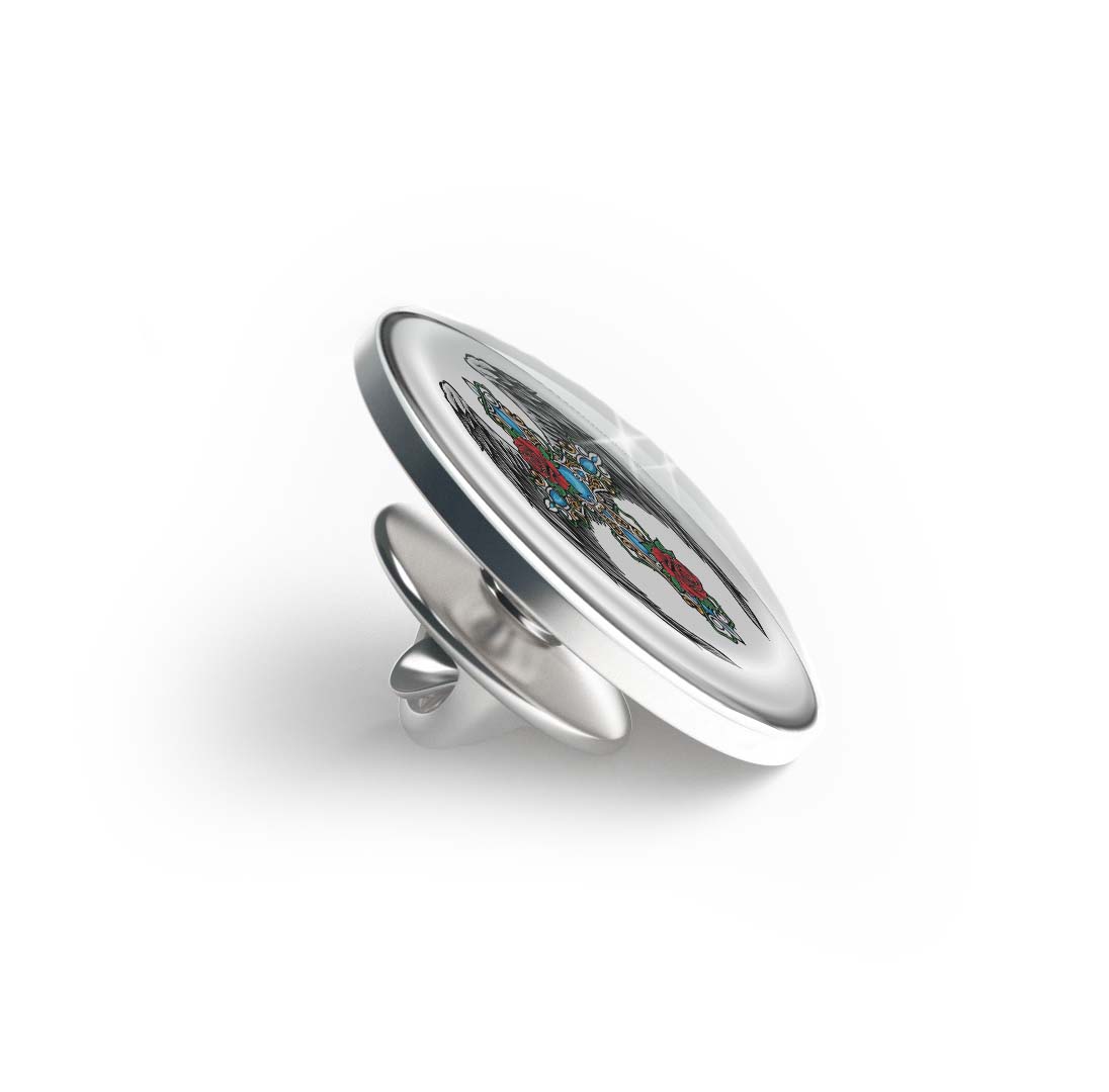 Cross with wings Limited Edition Lapel Pin Exclusive Metal Brooch Badge Accessories For Backpack, Clothes, Hats | Cute Gifts and Collectibles