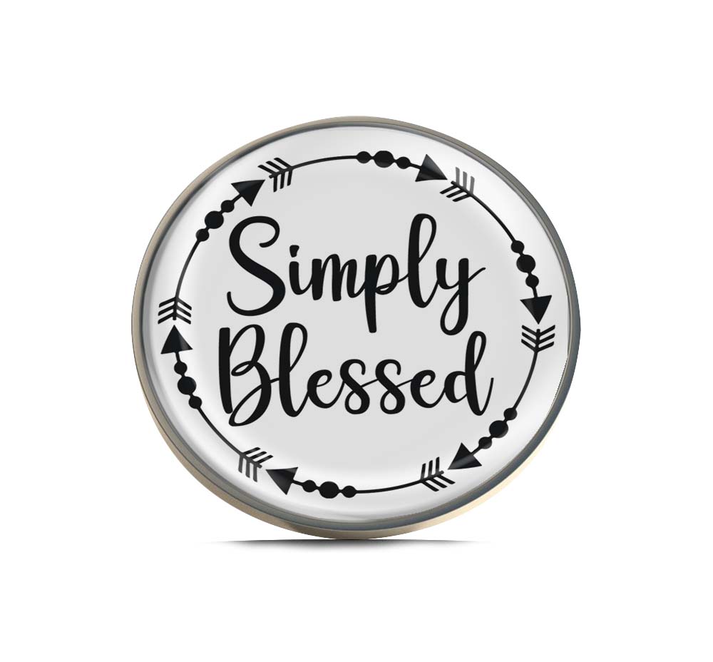 Simply Blessed Limited Edition Lapel Pin Exclusive Metal Brooch Badge Accessories For Backpack, Clothes, Hats | Cute Gifts and Collectibles
