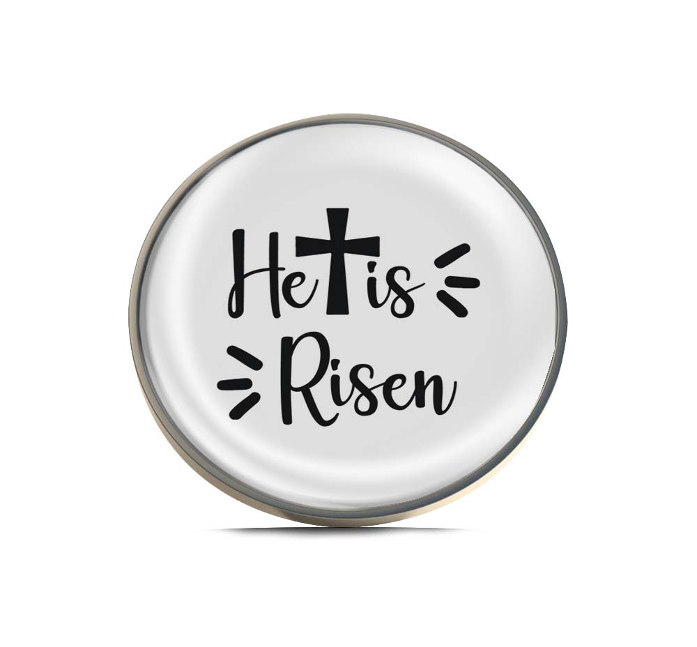 He Is Risen Limited Edition Lapel Pin Exclusive Metal Brooch Badge Accessories For Backpack, Clothes, Hats | Cute Gifts and Collectibles