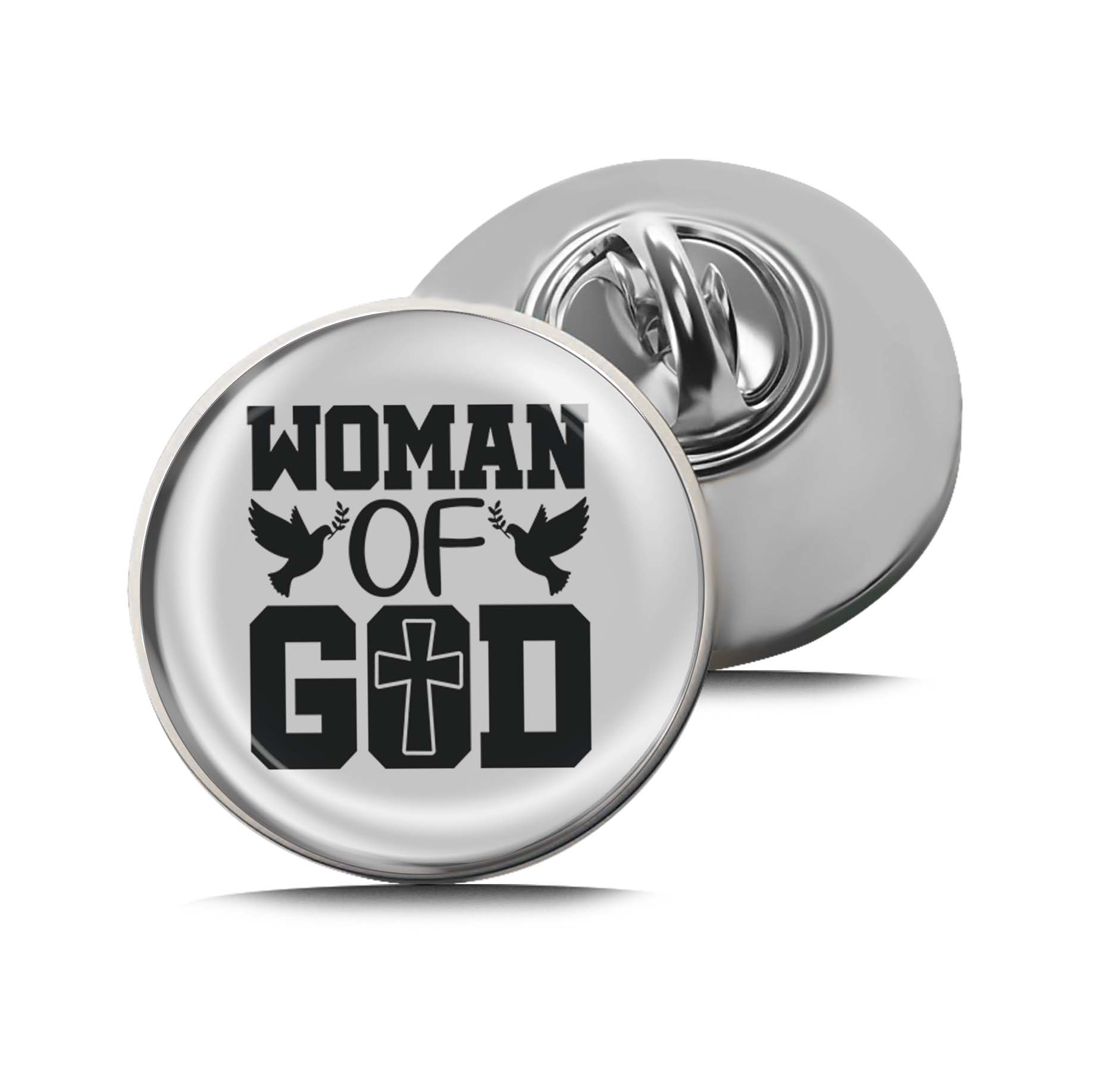 Woman of God Limited Edition Lapel Pin Exclusive Metal Brooch Badge Accessories For Backpack, Clothes, Hats | Cute Gifts and Collectibles
