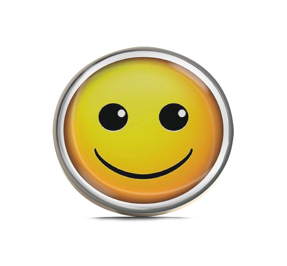 Smile Face Limited Edition Lapel Pin Exclusive Metal Brooch Badge Accessories For Backpack, Clothes, Hats | Cute Gifts and Collectibles