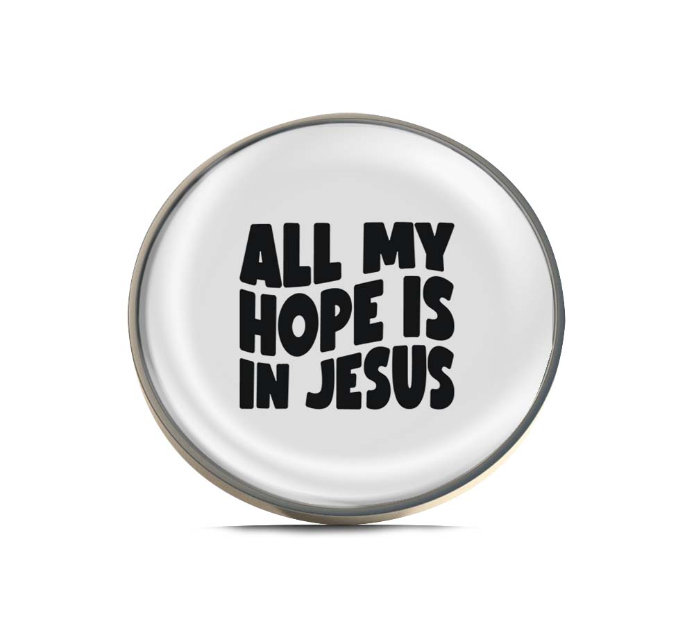 All My Hope in Jesus Limited Edition Lapel Pin Exclusive Metal Brooch Badge Accessories For Backpack, Clothes, Hats | Cute Gifts and Collectibles