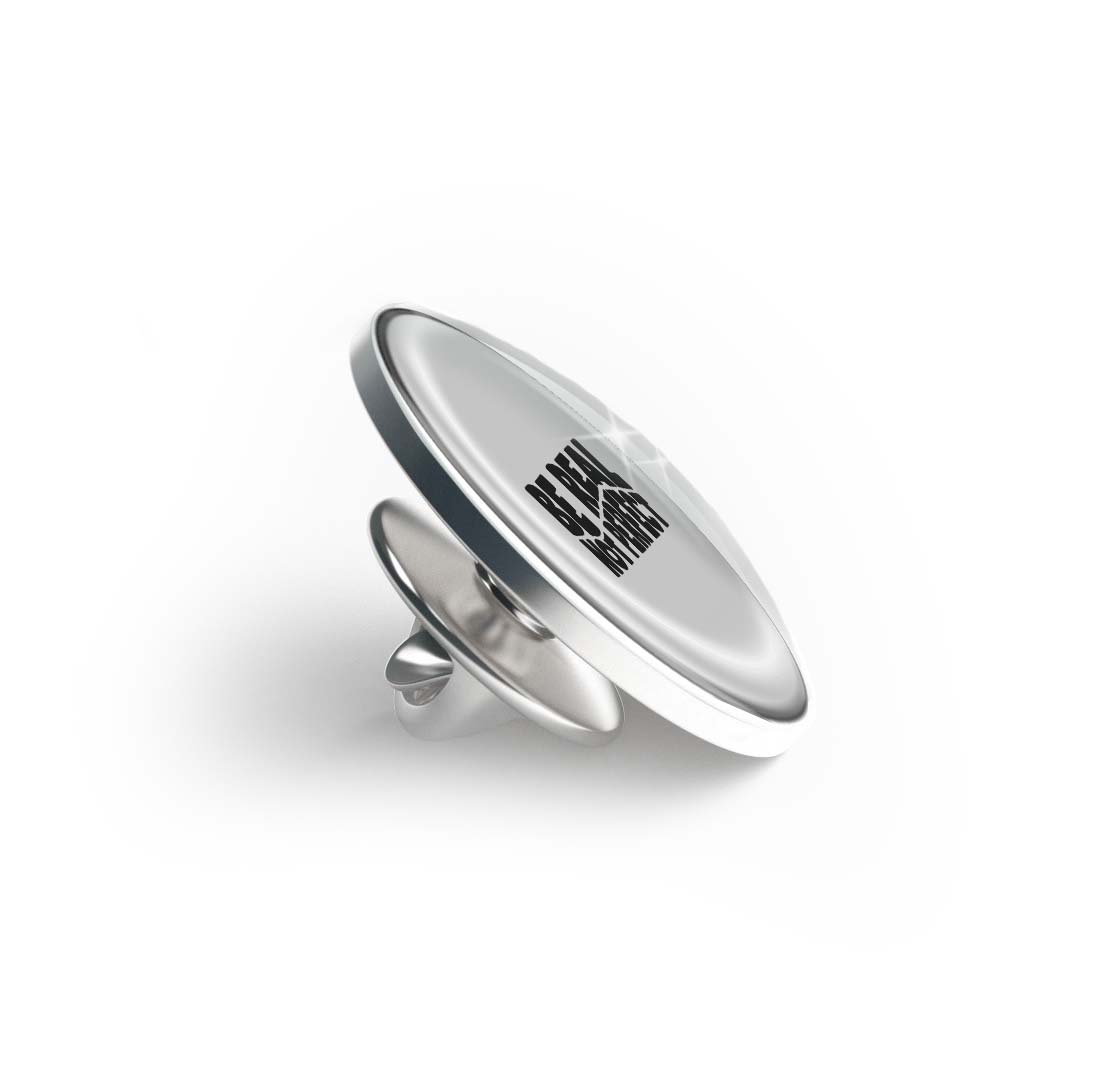 Be Real Not Perfect Limited Edition Lapel Pin Exclusive Metal Brooch Badge Accessories For Backpack, Clothes, Hats | Cute Gifts and Collectibles