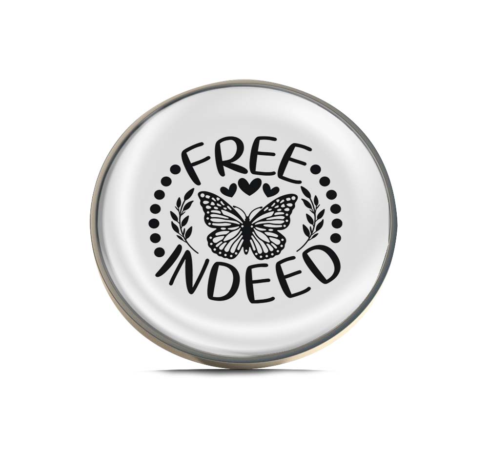 Free Indeed Limited Edition Lapel Pin Exclusive Metal Brooch Badge Accessories For Backpack, Clothes, Hats | Cute Gifts and Collectibles
