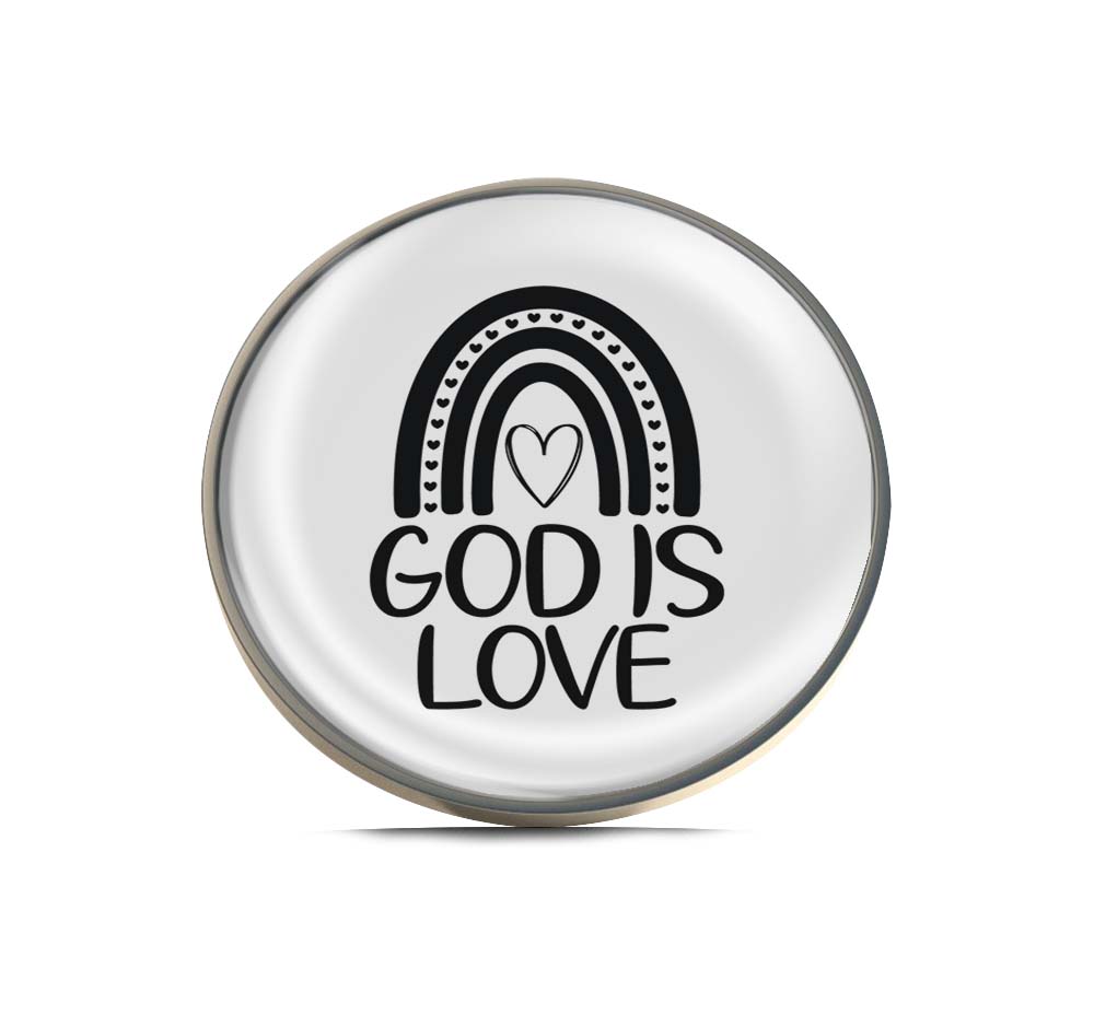 God is Love Limited Edition Lapel Pin Exclusive Metal Brooch Badge Accessories For Backpack, Clothes, Hats | Cute Gifts and Collectibles