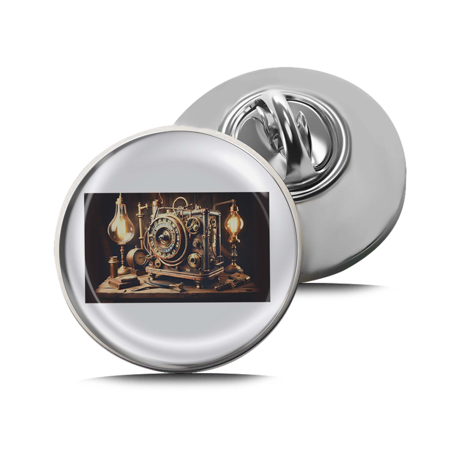 Steampunk clock Limited Edition Lapel Pin Exclusive Metal Brooch Badge Accessories For Backpack, Clothes, Hats | Cute Gifts and Collectibles