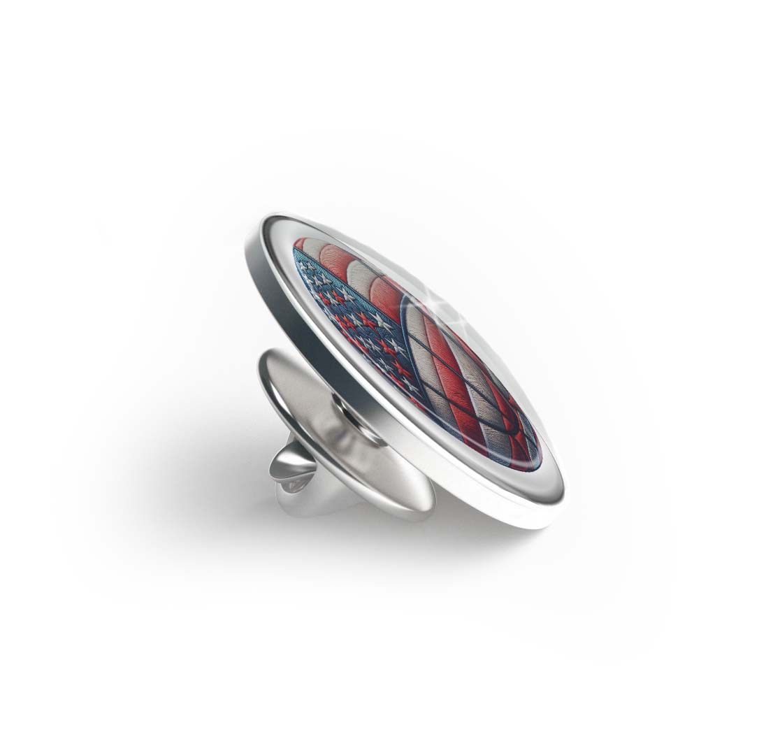 Basketball ball flag of USA Limited Edition Lapel Pin Exclusive Metal Brooch Badge Accessories For Backpack, Clothes, Hats | Cute Gifts and Collectibles