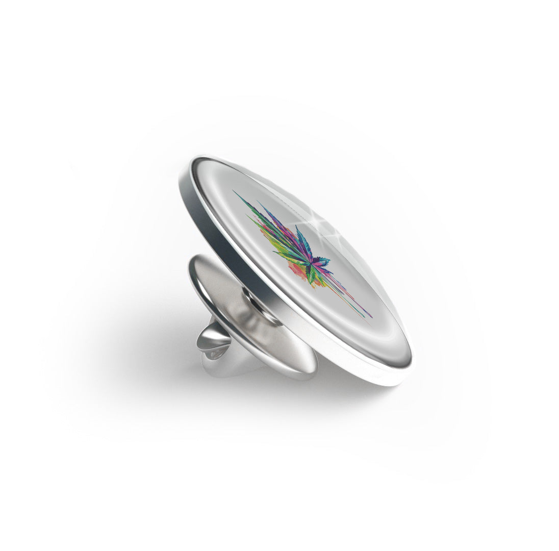 Colorful Cannabis Leaf Limited Edition Lapel Pin Exclusive Metal Brooch Badge Accessories For Backpack, Clothes, Hats | Cute Gifts and Collectibles