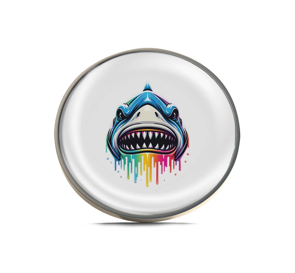 Graffiti Shark Limited Edition Lapel Pin Exclusive Metal Brooch Badge Accessories For Backpack, Clothes, Hats | Cute Gifts and Collectibles