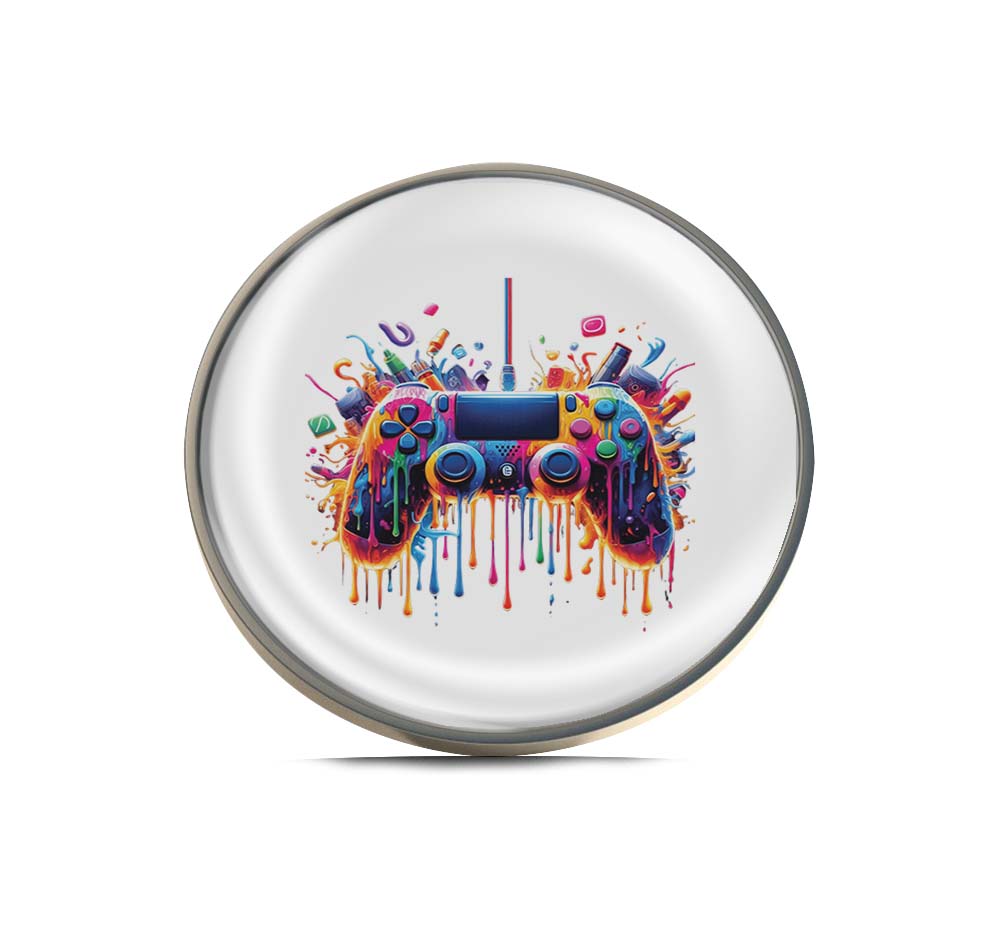 Abstract Gaming Joystick Limited Edition Lapel Pin Exclusive Metal Brooch Badge Accessories For Backpack, Clothes, Hats | Cute Gifts and Collectibles