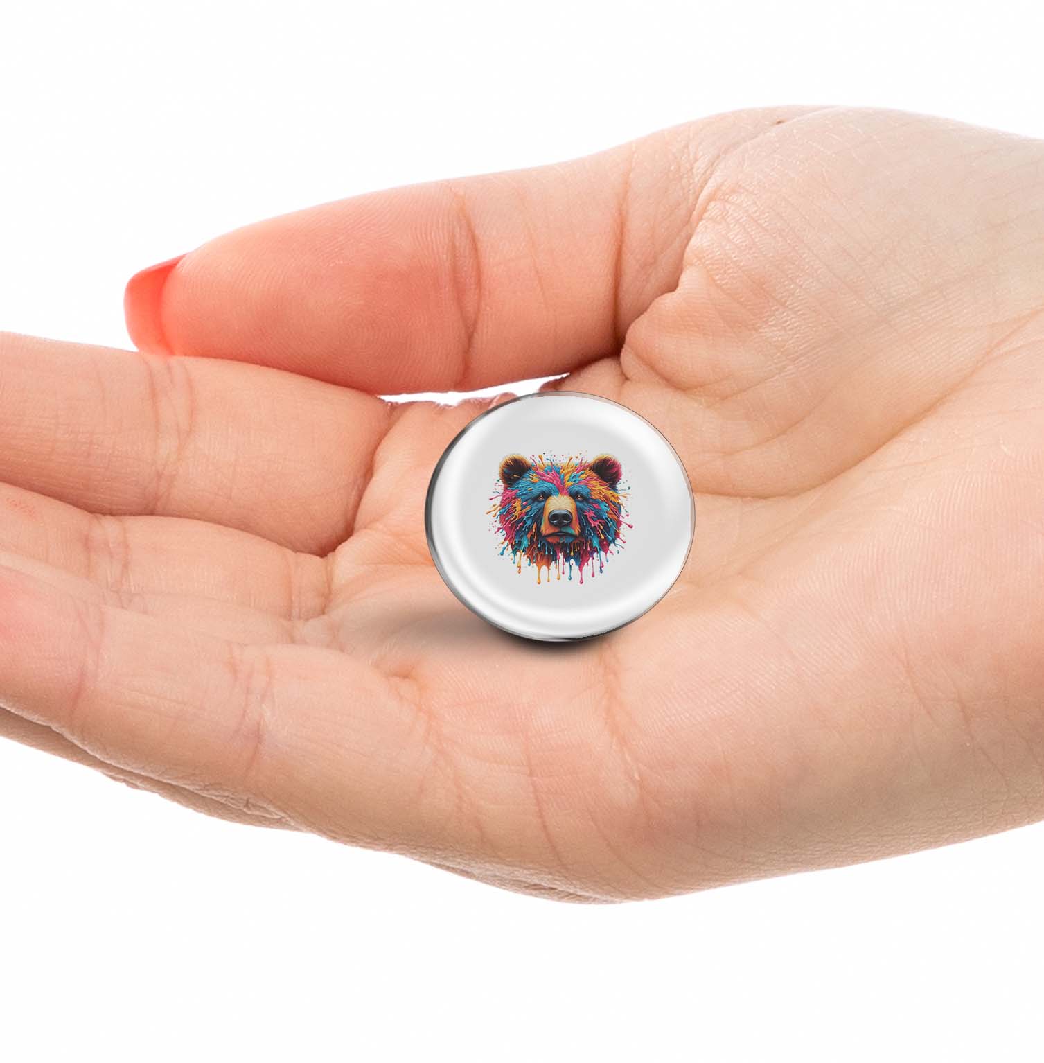 Splashy Bear Limited Edition Lapel Pin Exclusive Metal Brooch Badge Accessories For Backpack, Clothes, Hats | Cute Gifts and Collectibles