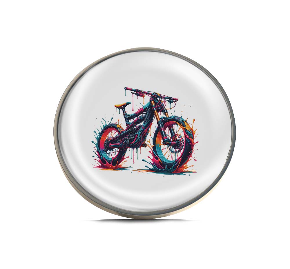 Dripping Bike Paint Limited Edition Lapel Pin Exclusive Metal Brooch Badge Accessories For Backpack, Clothes, Hats | Cute Gifts and Collectibles