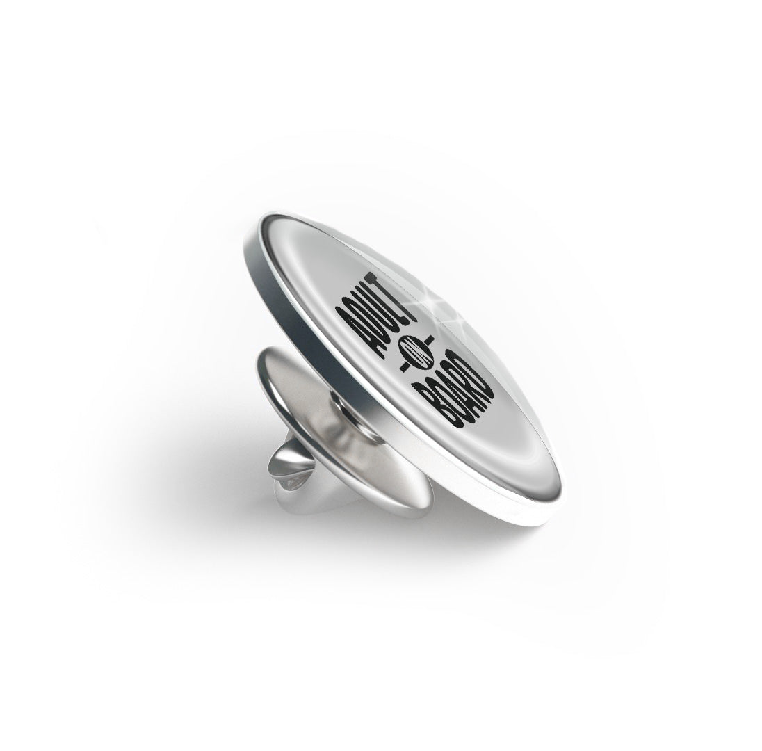 Adult on board Limited Edition Lapel Pin Exclusive Metal Brooch Badge Accessories For Backpack, Clothes, Hats | Cute Gifts and Collectibles