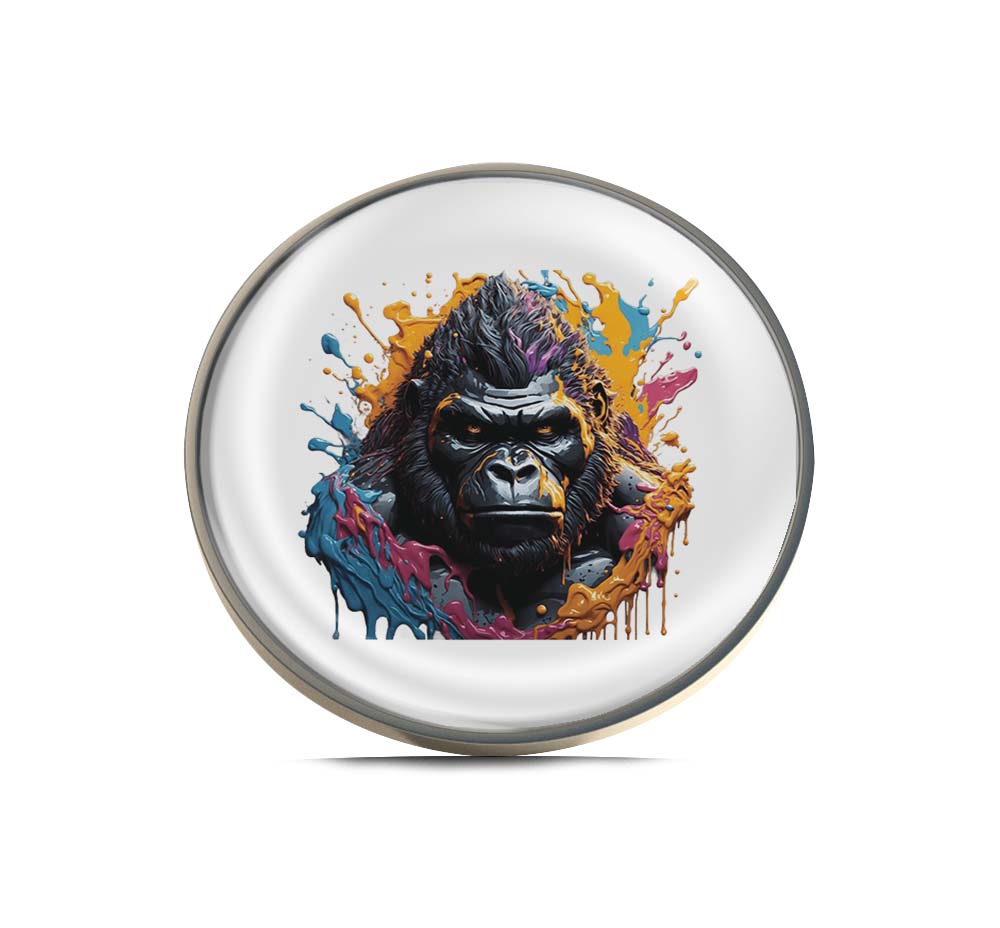 Gorilla Graffiti Style Limited Edition Lapel Pin Exclusive Metal Brooch Badge Accessories For Backpack, Clothes, Hats | Cute Gifts and Collectibles