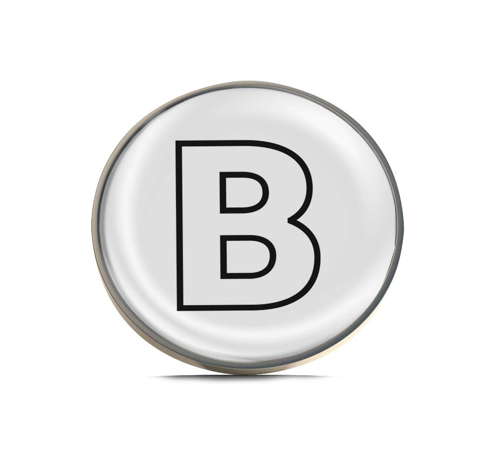 B Letter Limited Edition Lapel Pin Exclusive Metal Brooch Badge Accessories For Backpack, Clothes, Hats | Cute Gifts and Collectibles